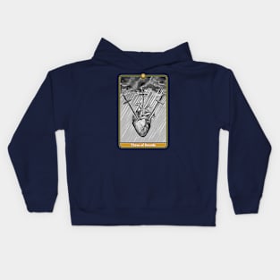 Three of Swords Kids Hoodie